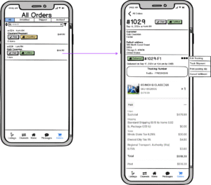 Projects orders itemize