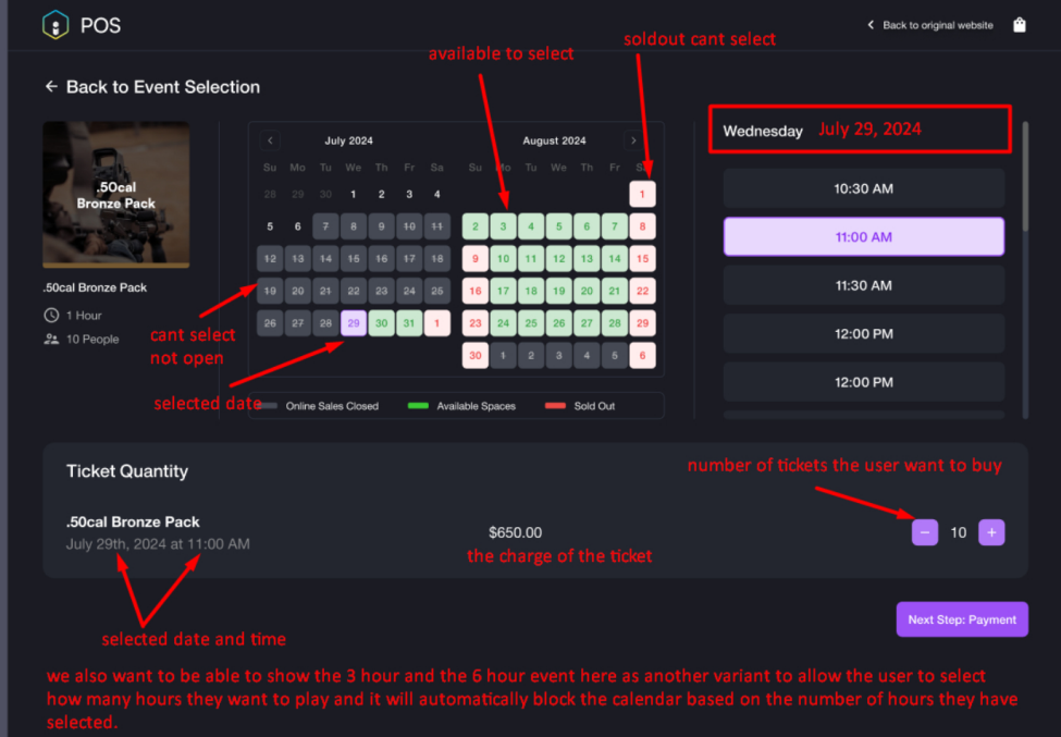 Item POS – Event & Party Booking System screenshot 4 (3)